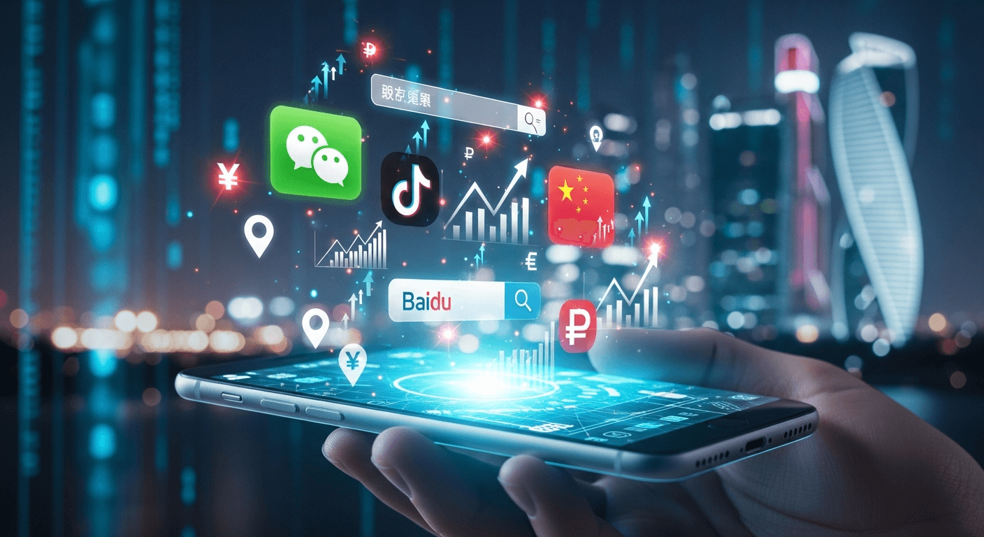 Сравнение рекламных кабинетов Baidu, WeChat и Douyin